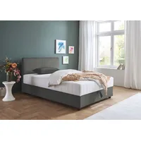 Atlantic Home Collection Bett "Corinna", grau (dunkelgrau), B:92cm H:97cm