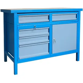 guedeaktivbank Unterbaucontainer 2 Schubladen Stahl