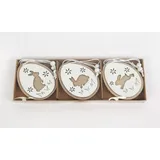 Trendline Aufhänger Holz Ostern im 3er Set 7 x 2 x beige