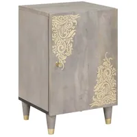 VidaXL Badezimmer Schrank Grau 38 x 33 x 58