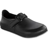 Birkenstock Clog Linz Superlauf, Naturleder, schwarz, schmal, Größe 39 583186-39 - Schwarz - 39
