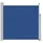 vidaXL Seitenmarkise 170 x 300 cm Blau Polyester
