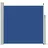 Seitenmarkise 170 x 300 cm Blau Polyester