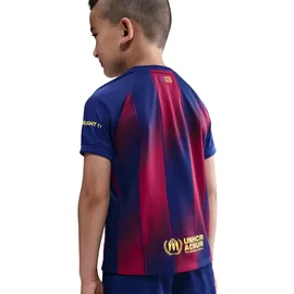 Nike Fc Barcelona Stadium Home Dreiteiliges Nike Replika Fußballtrikot-Set Für Jüngere Kinder, Deep Royal Blue/Noble Red/Midwest Gold, M