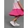 Kidsworld Jerseykleid in weiß-rosa-pink | Gr.: 116/122,
