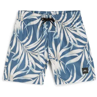 O'Neill Cali 14 ́ ́ Badeshorts - blue dipped Leaves - 9-10 Jahre
