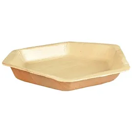 Papstar Teller Palmblatt 6-eckig 23,5 cm