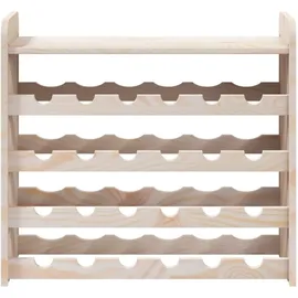 vidaXL Weinregal 67,5 x 25 x 60 cm Braun