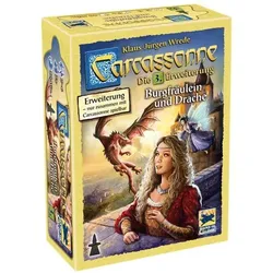 ASMODEE HIGD0103 Hans im Glück Carcassonne - Burgfräulein und Drache