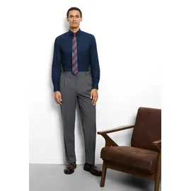 Olymp Langarmhemd Level 5 Businesshemd, body fit, Royal-Kentkragen, unifarben blau 43