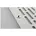 Lochung 20x3mm Silber eloxiert