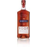 Martell V.S.O.P. Aged in Red Barrels Cognac - 40% Alkoholgehalt, Tronçais-Eichen-Fässer, Bernsteinfarben, 0,7l Flasche