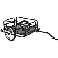 Homcom Fahrradanhänger Lastenanhänger für Fahrrad 40kg Belastbarkeit