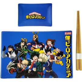 Just Funky My Hero Academia Sushi Set mit Essstäbchen