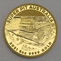 Goldmünze 5oz Super Pit 2021 (Australien)