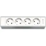 Kindermann Kindermann, Module holder 4-fold, 4 x mains, x empty (4 x)