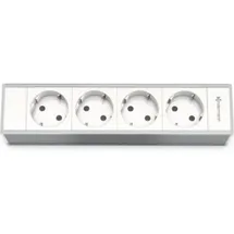 Kindermann Kindermann, Module holder 4-fold, 4 x mains, x empty (4 x)