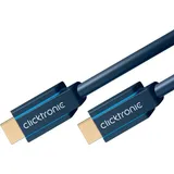 Clicktronic HDMI-Kabel 1.4 Männlich 12,5 m Blau
