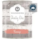 Wanders Shabby Chic Kreidefarbe 750 ml - Flamingo/Blasses Korallenrosa - Küchenmöbellack und Möbelfarbe ohne Schleifen. Chalk Paint, für Holz & mehr. Hohe Deckkraft, schnell trocknend