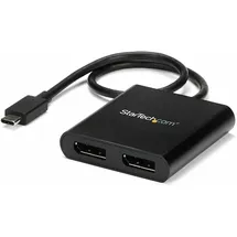 Startech USB-C auf Dual DisplayPort 1.2 MST Hub, 4K 30Hz/1080p 60Hz