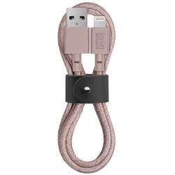 Native Union Belt USB-A auf Lightning Kabel Rosa USB-A auf Lightning 1,2m