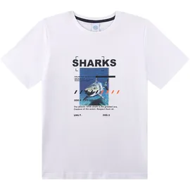 Sanetta Pyjama short Teens Sharks Jungen Pyjama