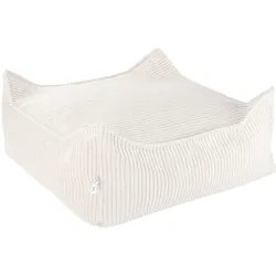 Wigiwama Square Ottoman / Sitzkissen / Sitzsack, Farbe: Marshmallow