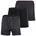 Herren Jersey-Boxershorts Cotton Eingriff mit Knopf Muster Multipack SchwarzMix M