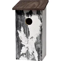 Dobar Nistkasten mit Baumrinde-Aufdruck 15,5 x 14,5 cm x