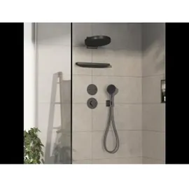 Hansgrohe ShowerSelect Comfort S Ventil Unterputz, 3 Verbraucher, Brushed Black Chrome