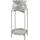 [en.casa] Blumenständer Altena 60 x 27 x 27 cm Hellgrau