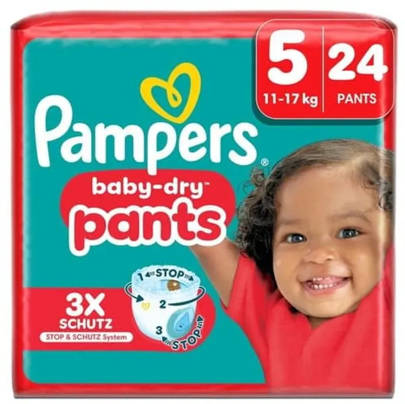 Pampers Baby Dry Pants Gr. 5 Junior 12-17 kg Single Pack 24 St