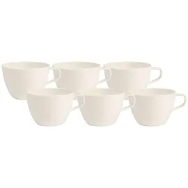 Villeroy & Boch Café au Lait Tasse 0,26 l Weiß 6 St.