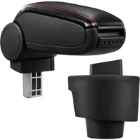 Pro.tec - Mittelarmlehne Seat Ibiza mit Staufach Kunstleder Schwarz