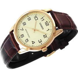 Casio Collection MTP-V001GL-9BUDF Herrenuhr - Gold/Braun