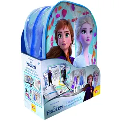 Lisciani 92925 - Frozen Mal- und Zeichenschule mit Rucksack Malbuch malen zeichnen Kinder