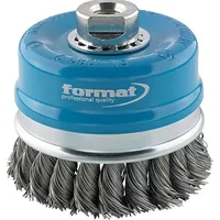 FORMAT Topfbürste Stahl M14 100x0,8 mm