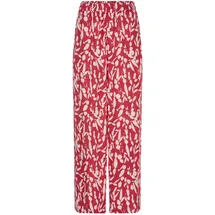GOLDNER Druckhose Schlupfhose rot/weiß 38