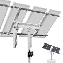 ECO-WORTHY Solarpanel Halterung Einachsiges Tracking System (30% mehr Leistung) mit Tracker Controller, Hoche Stabilität, Geeignet für unterschiedliche Verschiedene Solarmodelle, Hof, Feld, Garten