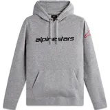 Alpinestars Hoodie Grau/Rot/Schwarz L