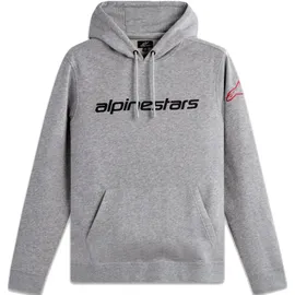 Alpinestars Hoodie Grau/Rot/Schwarz L
