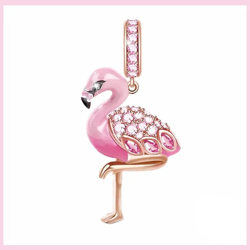 Flamingo Charm-Anhänger - Flamingo