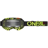 O'Neal B-10 Goggle ATTACK V.24 black/neon yellow - clear