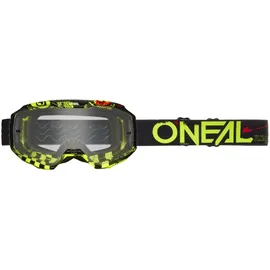 O'Neal B-10 Goggle ATTACK V.24 black/neon yellow - clear