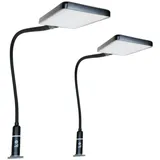 Kalb Material Für Möbel Bettleuchte 4W LED schwarz
