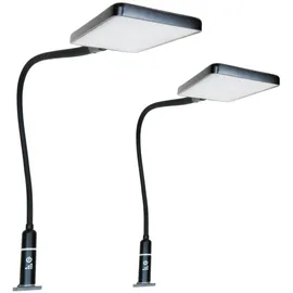Kalb Material Für Möbel Bettleuchte 4W LED schwarz