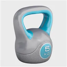 Gorilla Sports Kettlebell Stylish Kettlebell 5 kg blau / grau