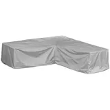 mehr Garten Premium Protect Lounge Abdeckung L-Form 237 x 237 x 80 cm Grau