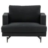 VCM Sessel Sofia Textil 104 x 82 x 92 cm Schwarz