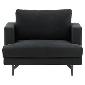 VCM Sessel Sofia Textil 104 x 82 x 92 cm Schwarz